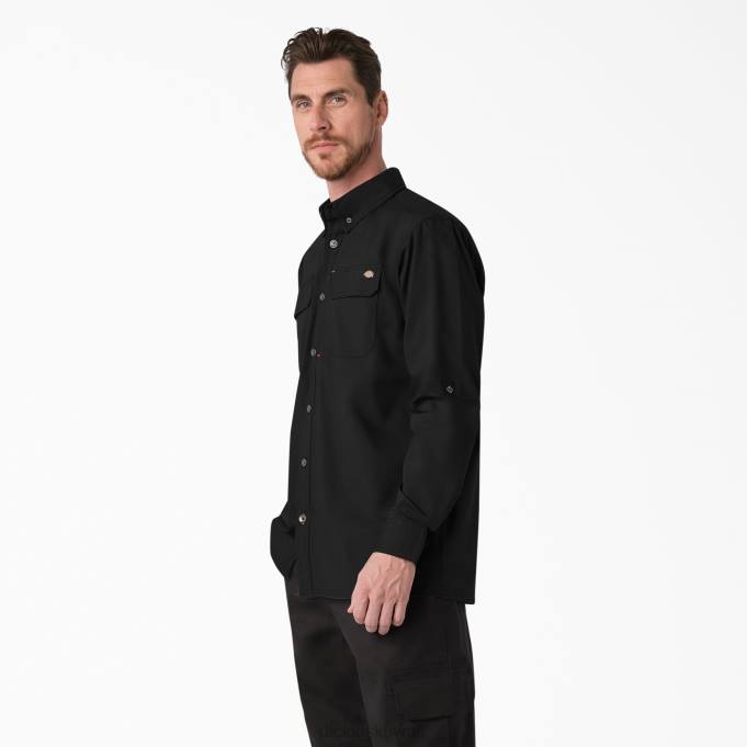 Dickies رجال قميص duratech ranger ripstop أسود (bk) ملابس العمل 8444686