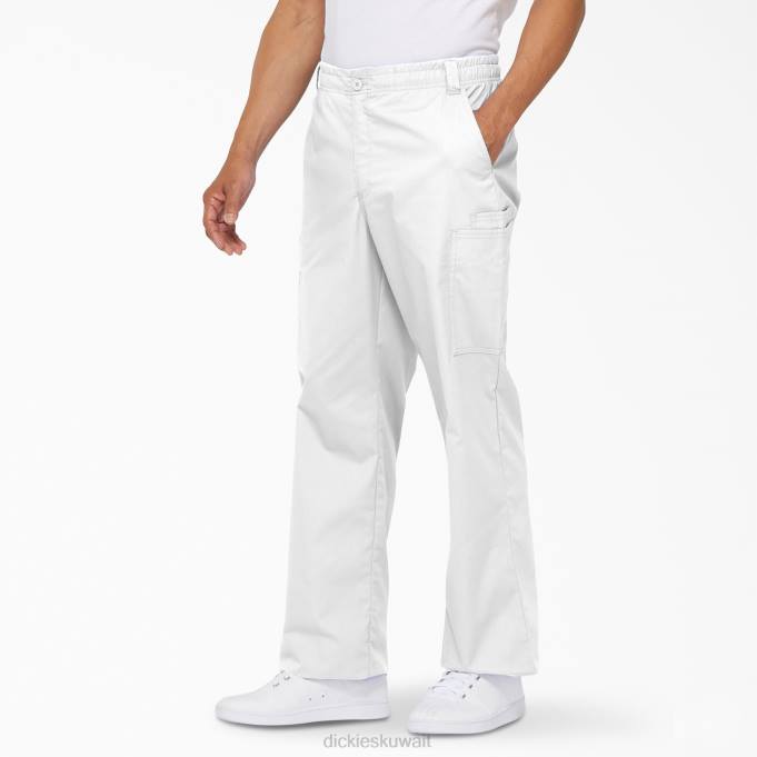Dickies رجال بنطال إي دي إس سيغنتشر فرك كارغو أبيض (dwh) ثياب 84441223
