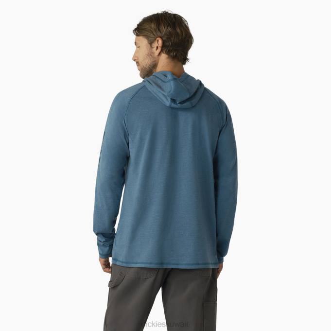 Dickies رجال قميص الشمس أداء التبريد السماء العميقة (esd) ثياب 8444655