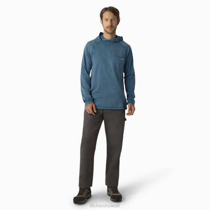 Dickies رجال قميص الشمس أداء التبريد السماء العميقة (esd) ثياب 8444655