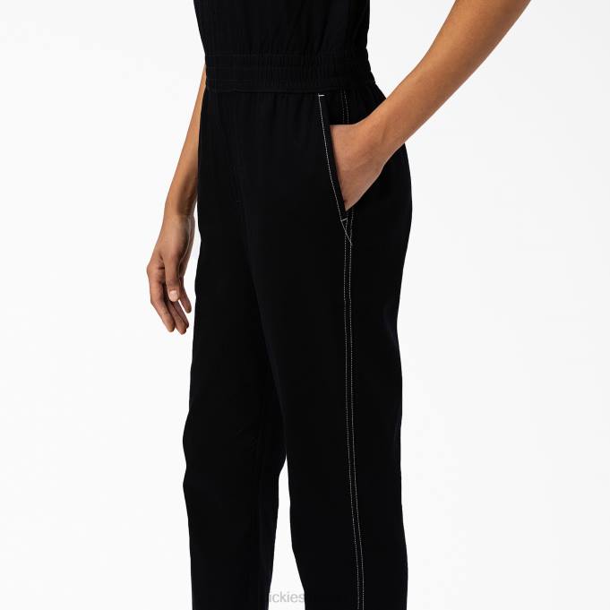 Dickies نحيف المآزر florala أسود (بككس) ملابس العمل 84441933