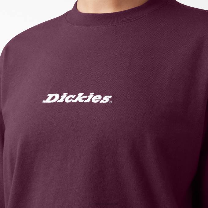Dickies نحيف قميص لوريتو قصير الأكمام نبيذ العنب (gw9) ثياب 84442160