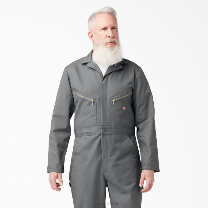 Dickies رجال معاطف فاخرة طويلة الأكمام المخلوطة رمادي (gy) ملابس العمل 84441236