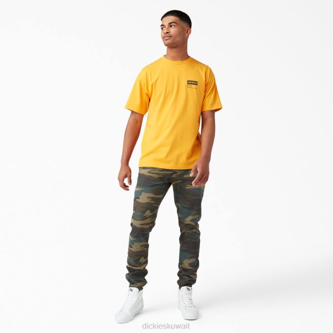 Dickies رجال سروال العمل نحيل صالح هنتر جرين كامو (hrc) ملابس العمل 8444151