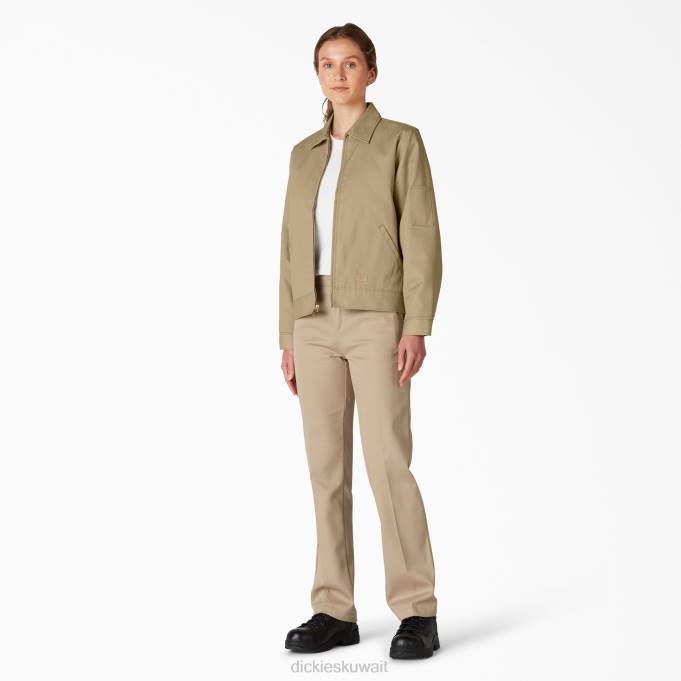 Dickies نحيف سترة أيزنهاور معزولة الكاكي العسكري (ksh) ثياب 84441541