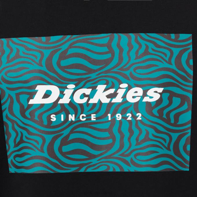 Dickies رجال تي شيرت leesburg بأكمام قصيرة أسود (bkx) ثياب 8444876