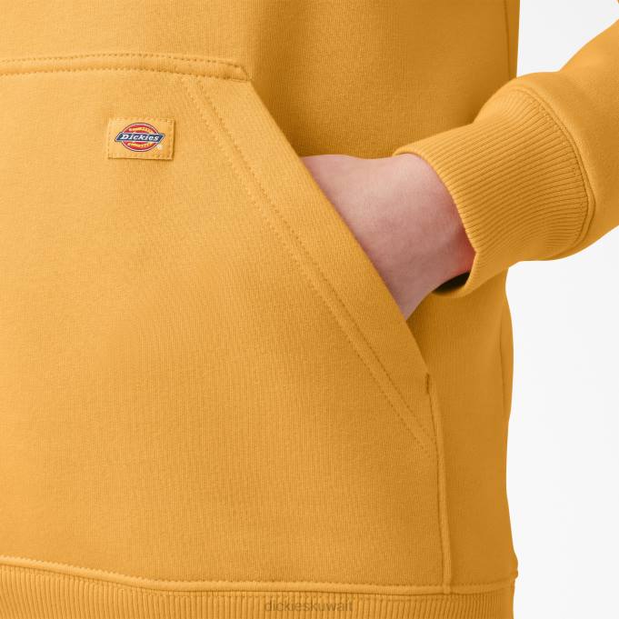 Dickies نحيف كنزة ثقيلة الوزن بشعار الماركة توهج برتقالي (og3) ثياب 84442311