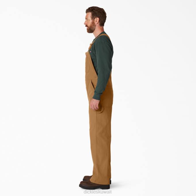 Dickies رجال وزرة المريلة الكلاسيكية بطة بنية مغسولة (rbd) ثياب 84441216