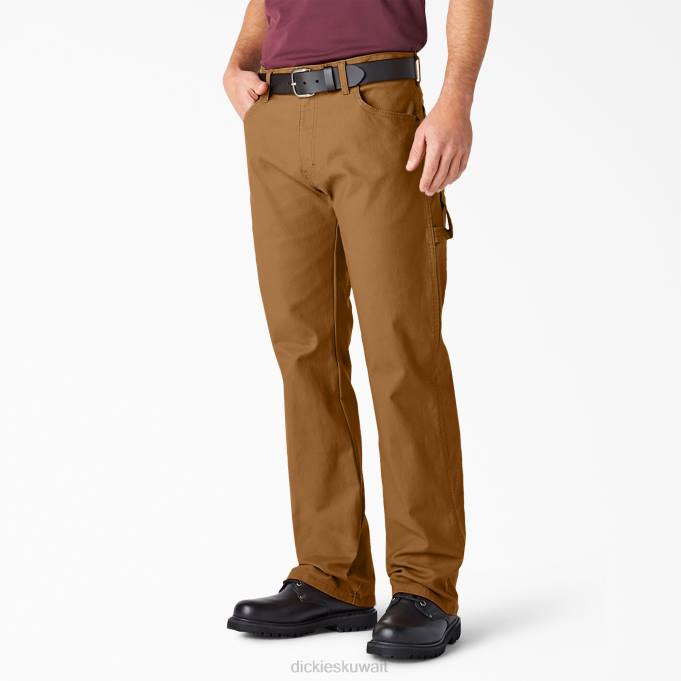 Dickies رجال سروال نجار بطة ثقيل الوزن بطة بنية مغسولة (rbd) ثياب 844484