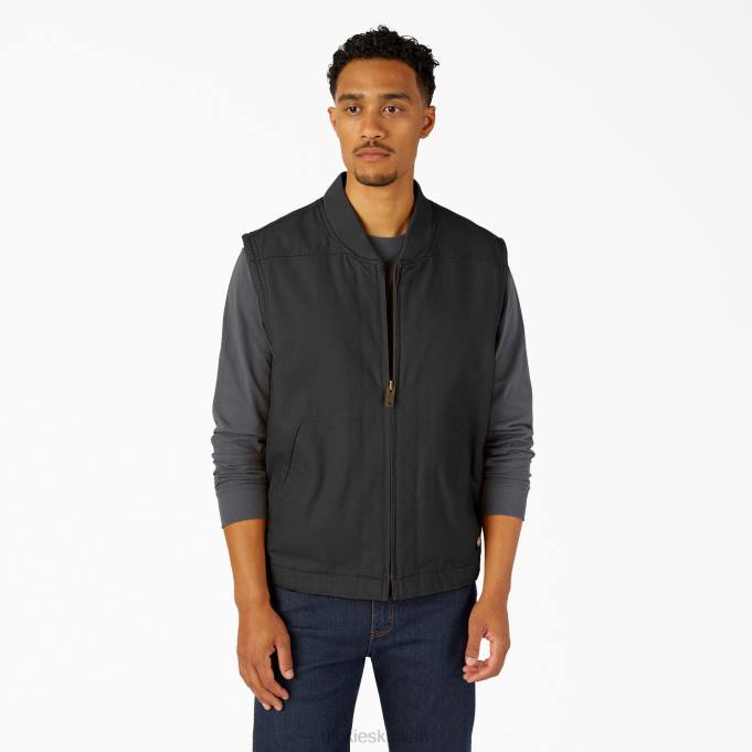 Dickies رجال ارتفاع كومة الصوف اصطف سترة بطة مغسول بالأسود (rbk) ثياب 84441063