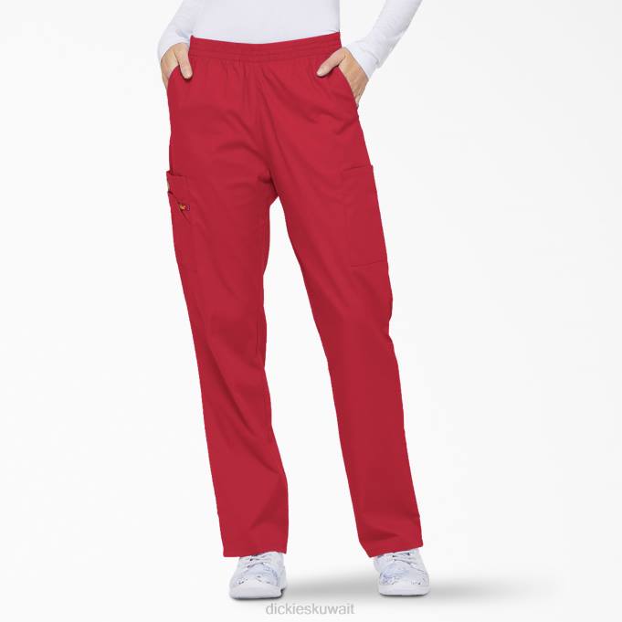 Dickies نحيف بنطال إي دي إس سيجنتشر مدبب للأرجل أحمر (rd) ثياب 84442400