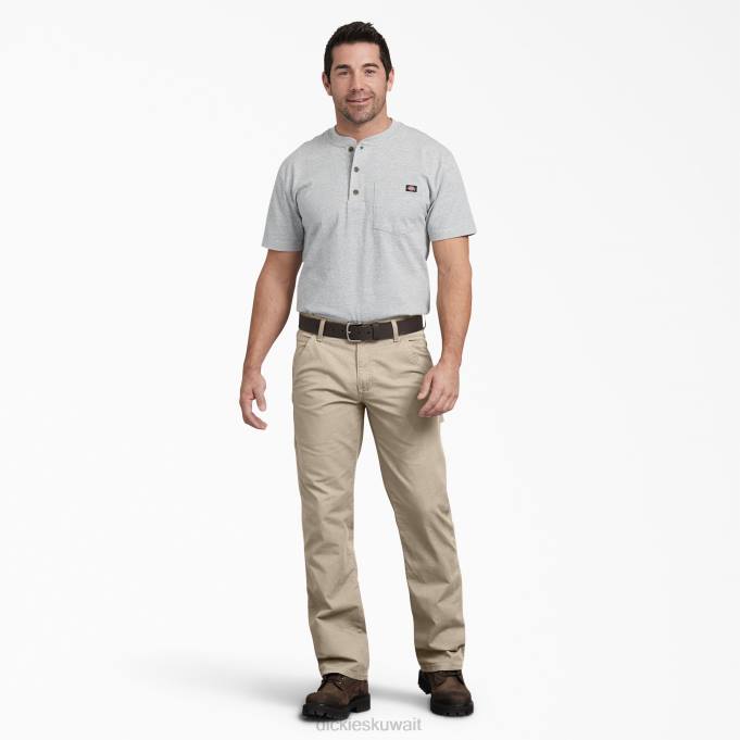 Dickies رجال سروال نجار ريبستوب بقصة عادية رمال الصحراء المغسولة (rds) ثياب 8444215