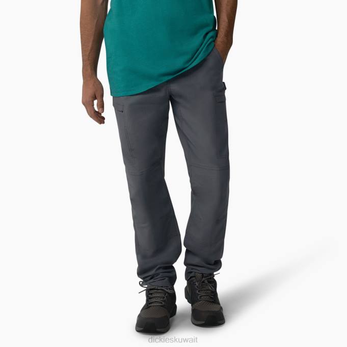 Dickies رجال حماية السراويل البضائع ripstop التبريد رمادي فحمي (ch) ثياب 8444280