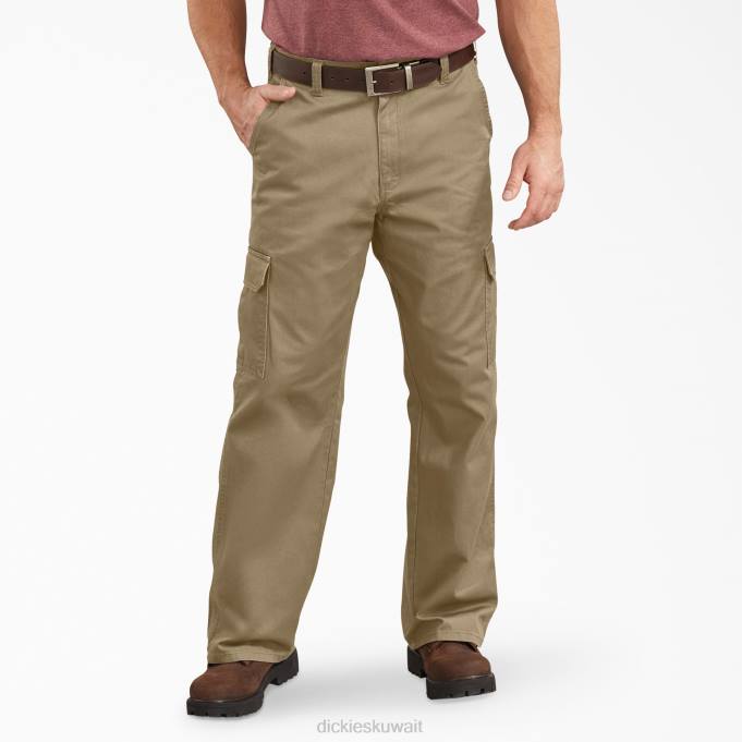 Dickies رجال سروال فضفاض ملائم شطف الكاكي (rkh) ثياب 844483