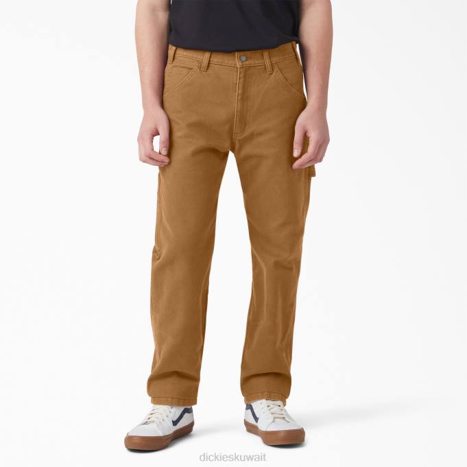 Dickies رجال سروال نجار بطة مجسم عادي بطة بنية مغسولة بالحجارة (sbd) ثياب 8444250