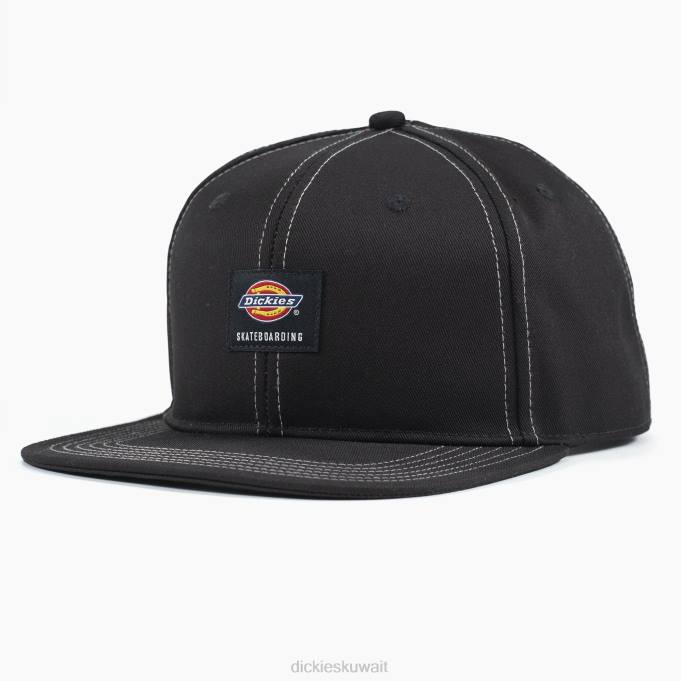 Dickies للجنسين التزلج على الألواح شقة فاتورة snapbackhat أسود (بك) مُكَمِّلات 84442919