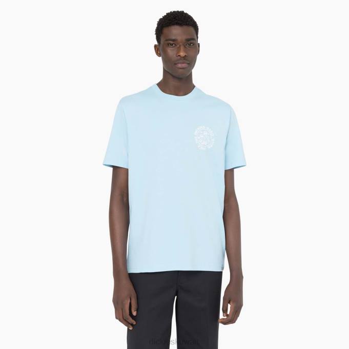 Dickies رجال تي شيرت بايسايد جاردنز بأكمام قصيرة السماء الزرقاء (su9) ثياب 8444585