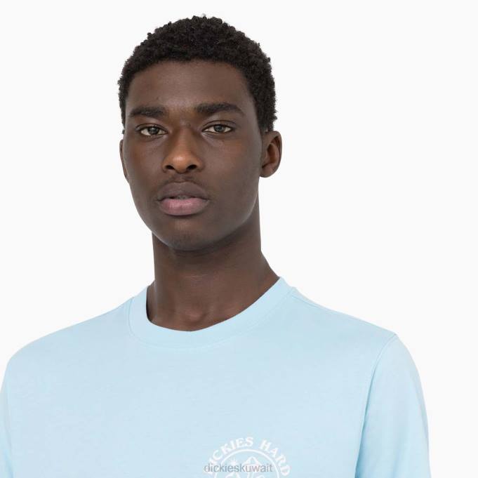 Dickies رجال تي شيرت بايسايد جاردنز بأكمام قصيرة السماء الزرقاء (su9) ثياب 8444585