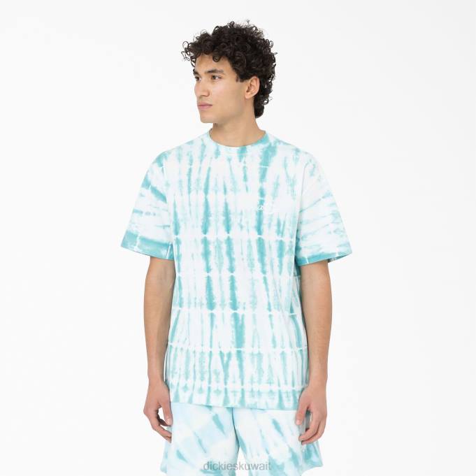 Dickies رجال تي شيرت بأكمام قصيرة من ويستفير السماء الزرقاء (su9) ثياب 8444590
