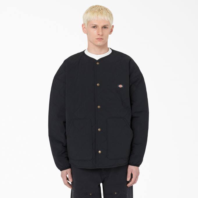 Dickies رجال سترة thorsby بطانة أسود (bkx) ثياب 84441111