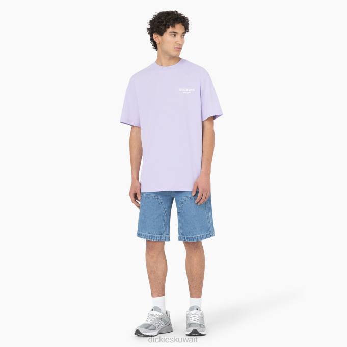 Dickies رجال تيشيرت بأكمام قصيرة وردة أرجوانية (ur2) ثياب 8444756