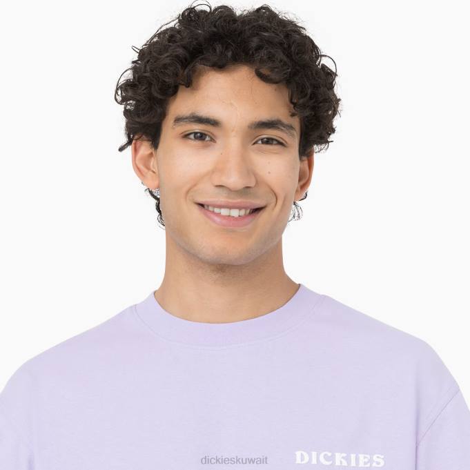 Dickies رجال تيشيرت بأكمام قصيرة وردة أرجوانية (ur2) ثياب 8444756