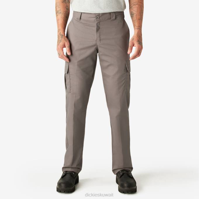 Dickies رجال سروال كارغو فليكس عادي الرمادي الحصى (vg) ثياب 844440