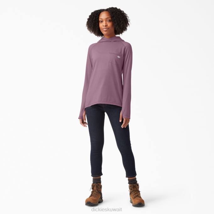 Dickies نحيف قميص الشمس أداء التبريد هيذر الظل البنفسجي (vsh) ثياب 84441668