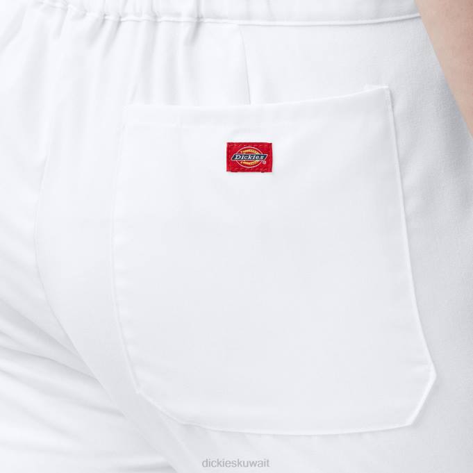Dickies نحيف بالإضافة إلى المآزر قصيرة الأكمام التبريد المرن أبيض (wh) ملابس العمل 84441554