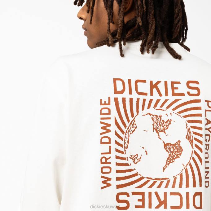 Dickies رجال تيشيرت ماربوري بأكمام طويلة أبيض (wh) ثياب 8444921